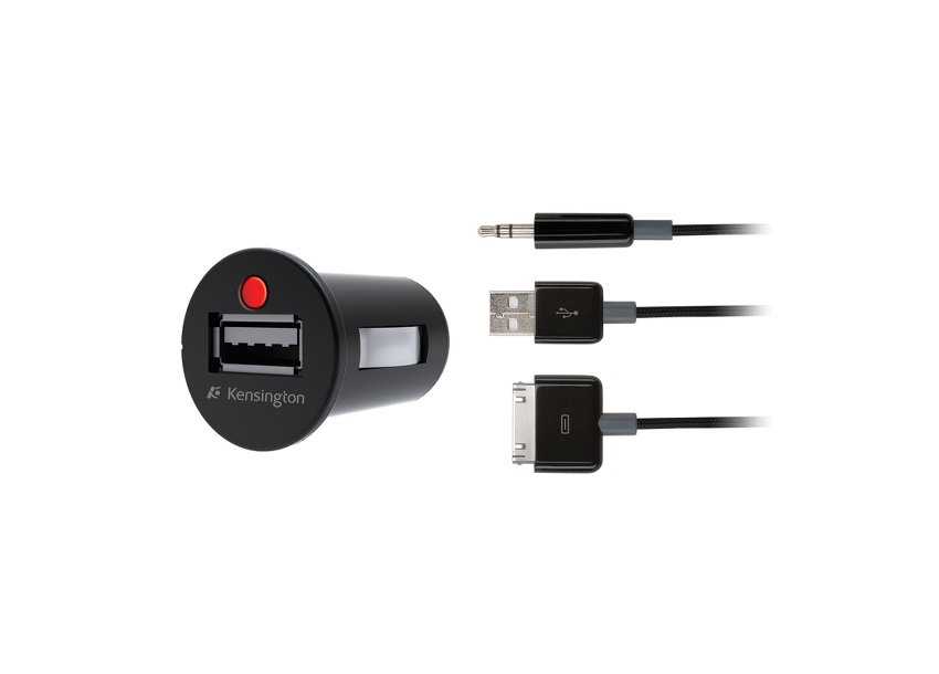 Kensington 2-in-1 Car Charger & AUX Audio Cable – image 2