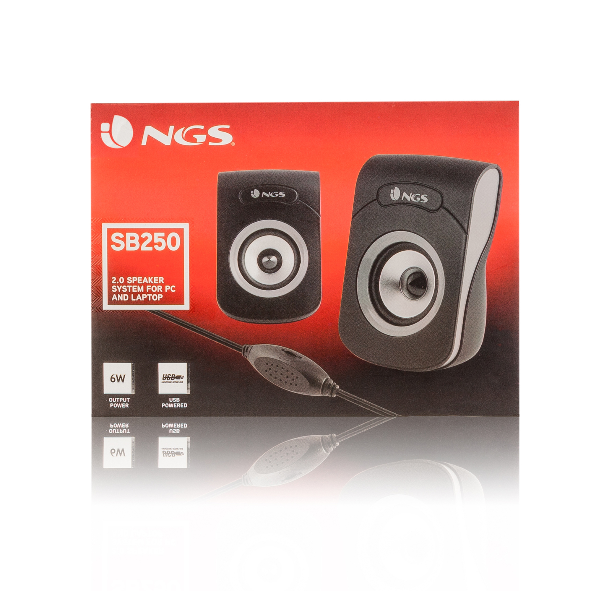 NGS SB250 loudspeaker Black Wired – image 4