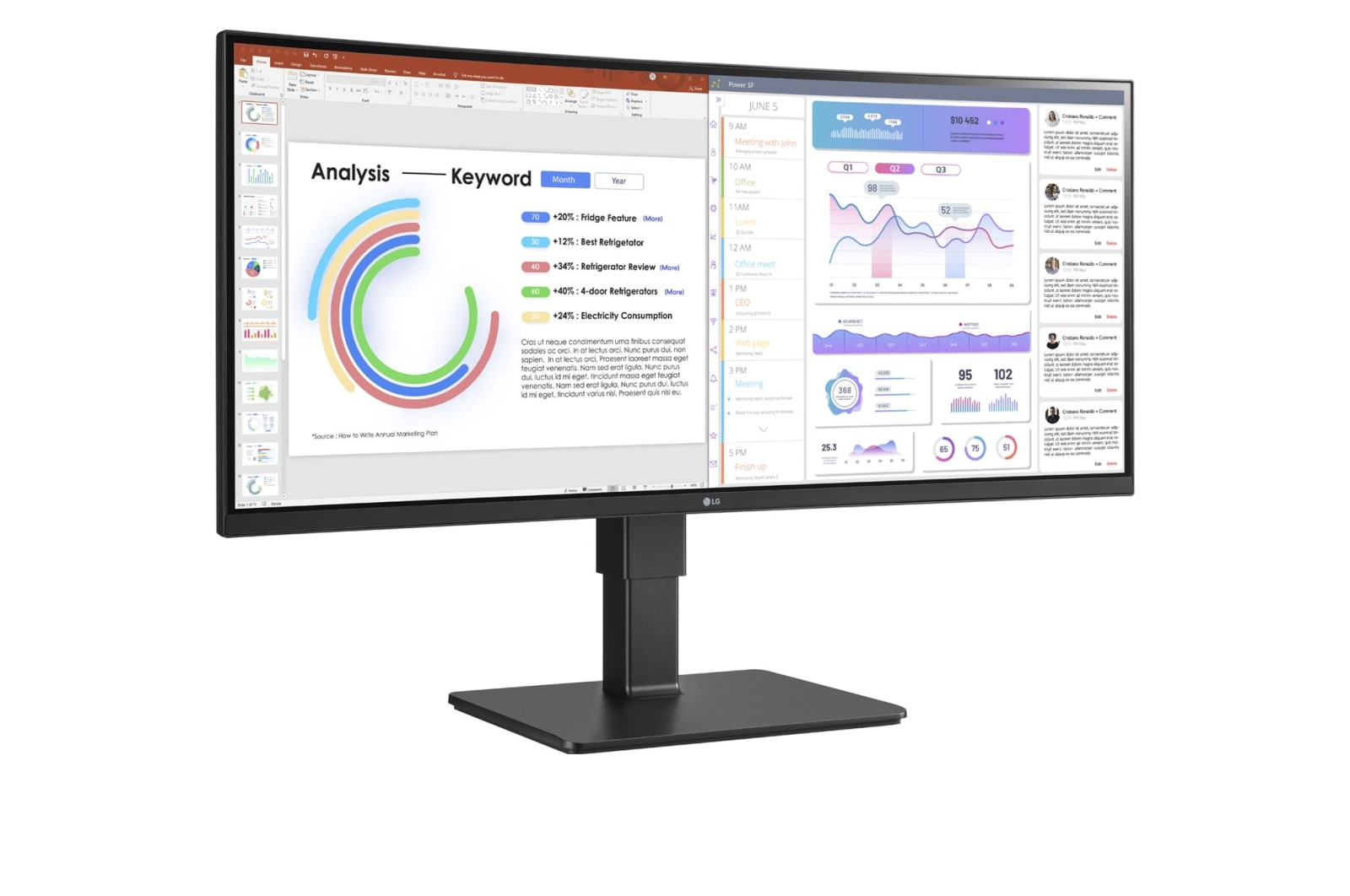 LG 34BQ77QB-B computer monitor – image 3