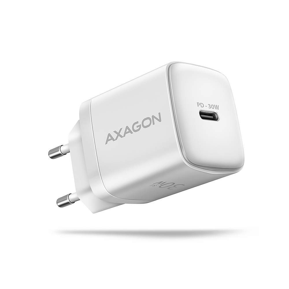 Axagon ACU-PD30W wall charger 1x QC3.0/AFC/FCP/PD type-C 30W white Telefono cellulare Smartphone Orologio intelligente Tablet U