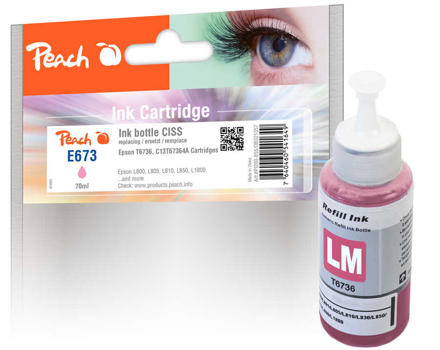 Peach PI200-855 ink cartridge 1 pc(s) Compatible Magenta
