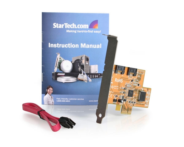 StarTech.com Dual Channel Serial ATA PCI Express Controller Card – image 6