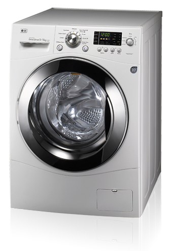 LG F1403YD5 washer dryer Freestanding Front-load Silver