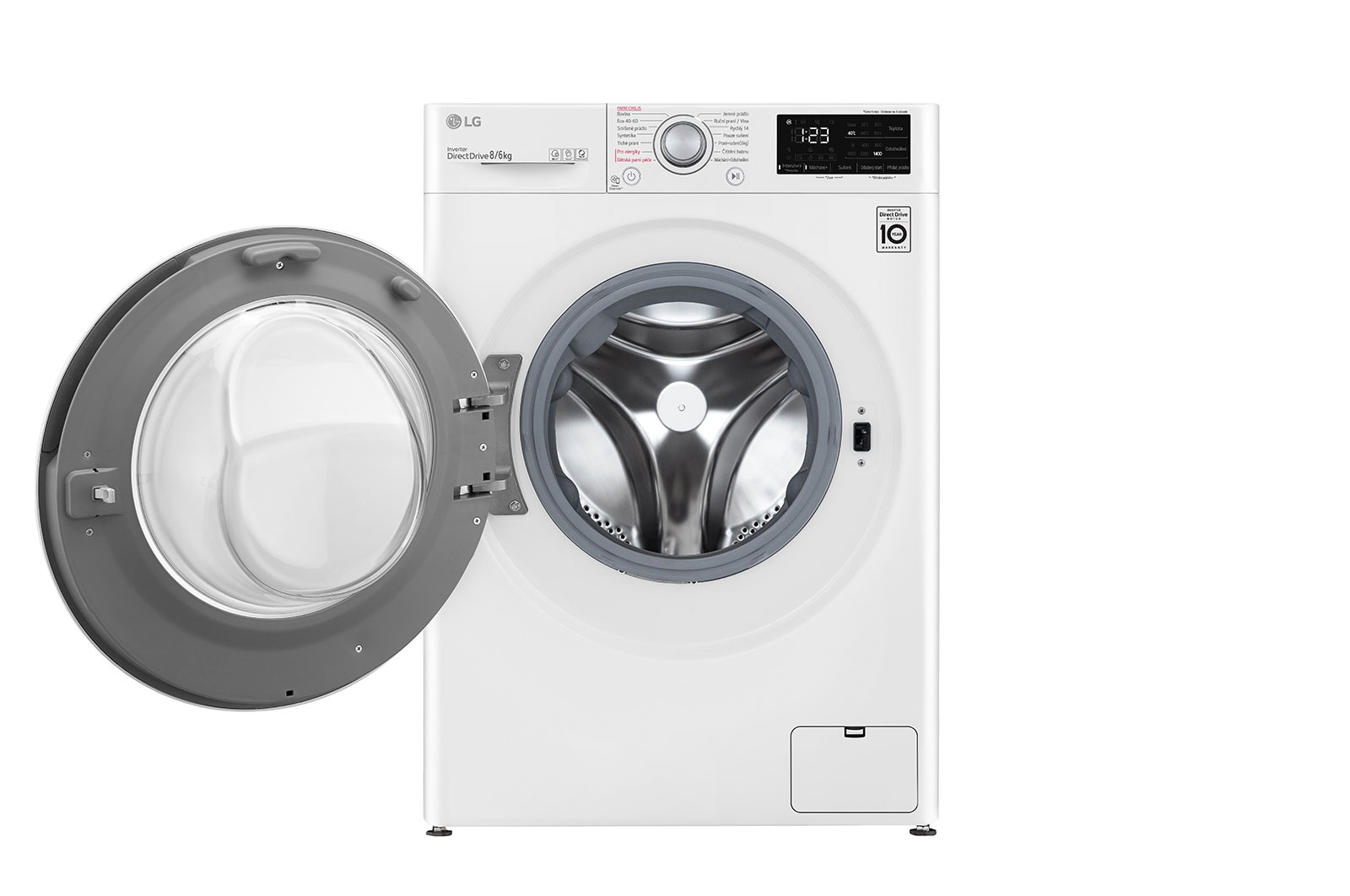 LG F84DV3UTNWT washer dryer Freestanding Front-load White – image 2