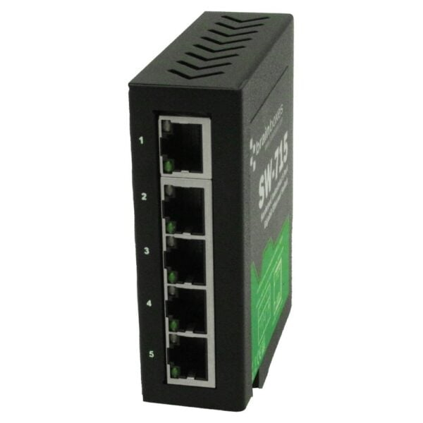 Brainboxes Hardened Industrial 5 Port Gigabit Ethernet Switch – image 4