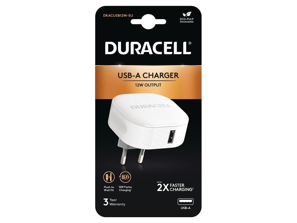 Duracell DRACUSB12W-EU mobile device charger White – image 2