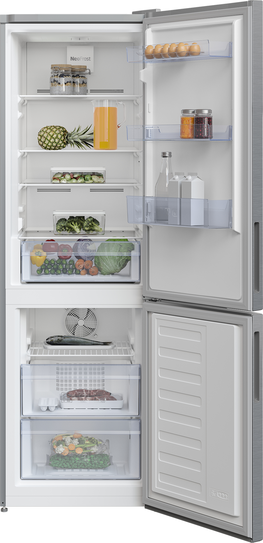 Beko RCNA366K34XBN fridge-freezer Freestanding – image 3