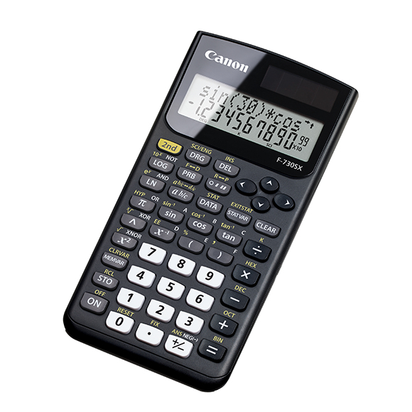 Canon F-730SX calculator Pocket Scientific Black – image 2