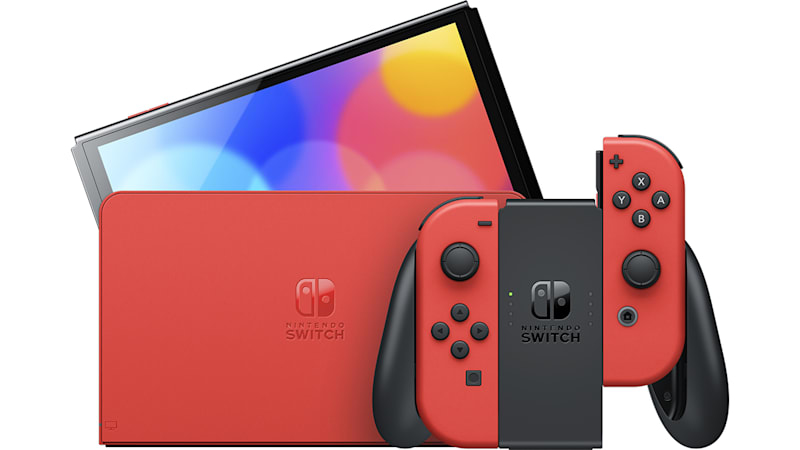 Nintendo Switch OLED Mario Red Edition — vue 1 sur 8