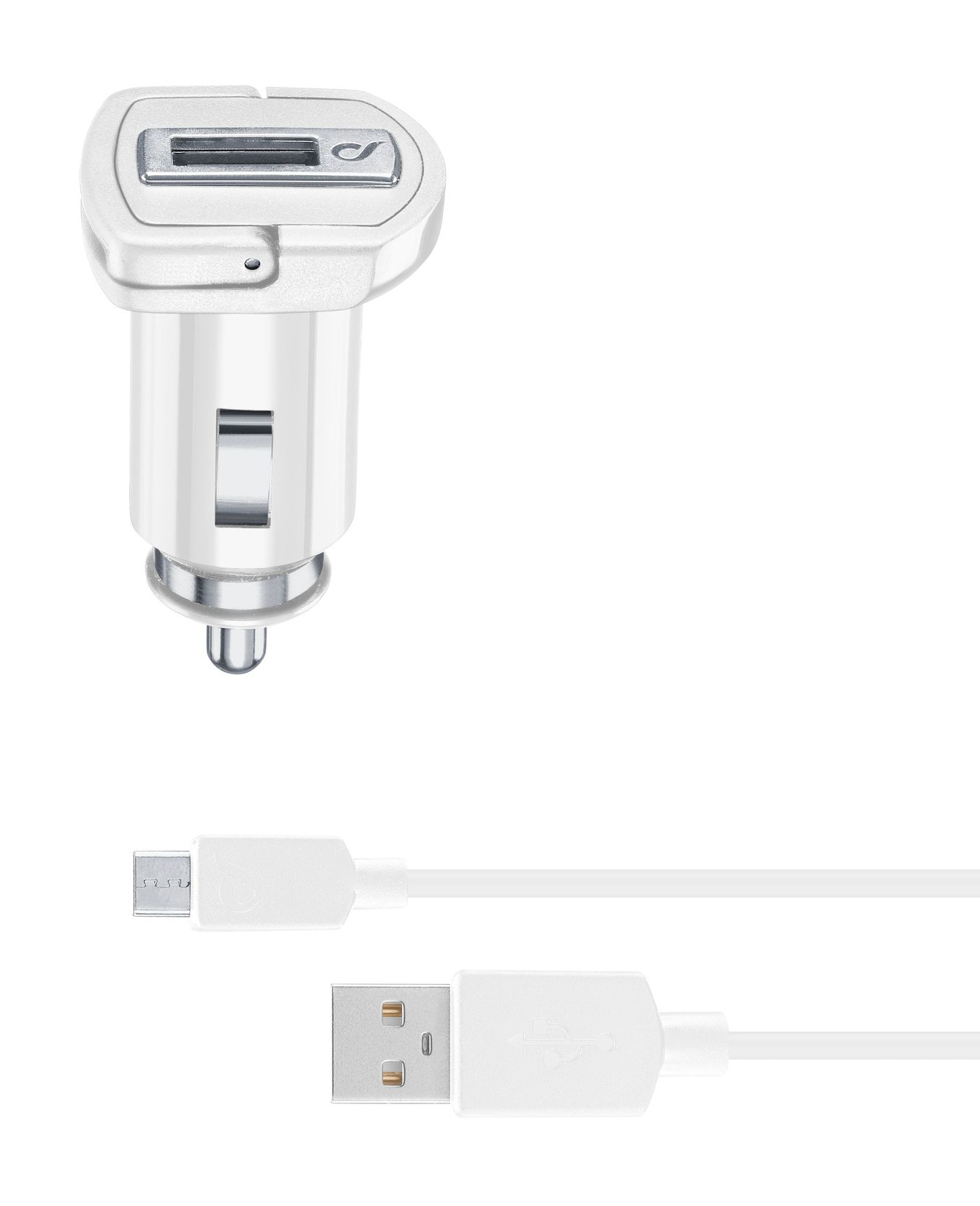 Cellularline USB Car Charger Kit 2A - Micro USB - Huawei, Xiaomi, Wiko, Asus and other smartphone