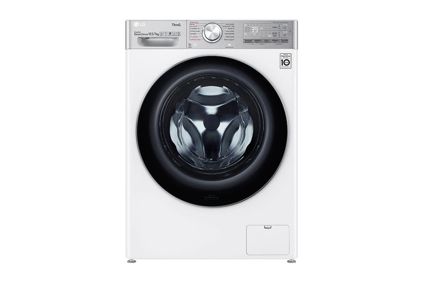 LG F104DV9RD2E washer dryer Freestanding Front-load White – image 1