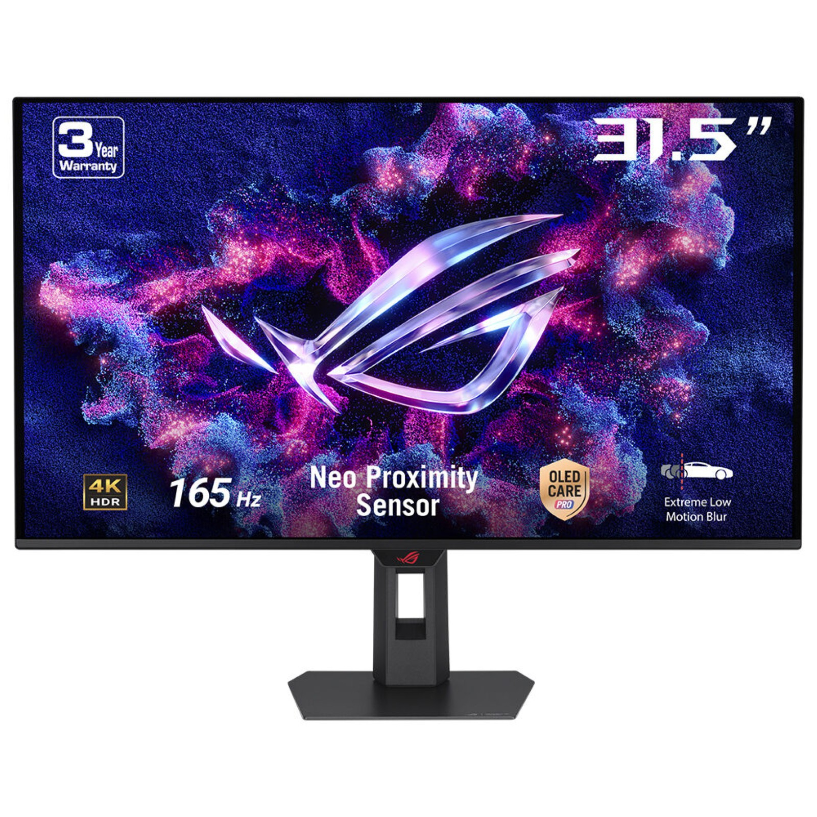ASUS ROG Strix XG32UCDS Gaming Monitor 31.5 Inch 4K UHD QD-OLED (3840 x 2160), 165 Hz, 0.03 ms (GTG) Response Time, Neo Proximity Sensor, G-SYNC, DisplayWidget Center, Black