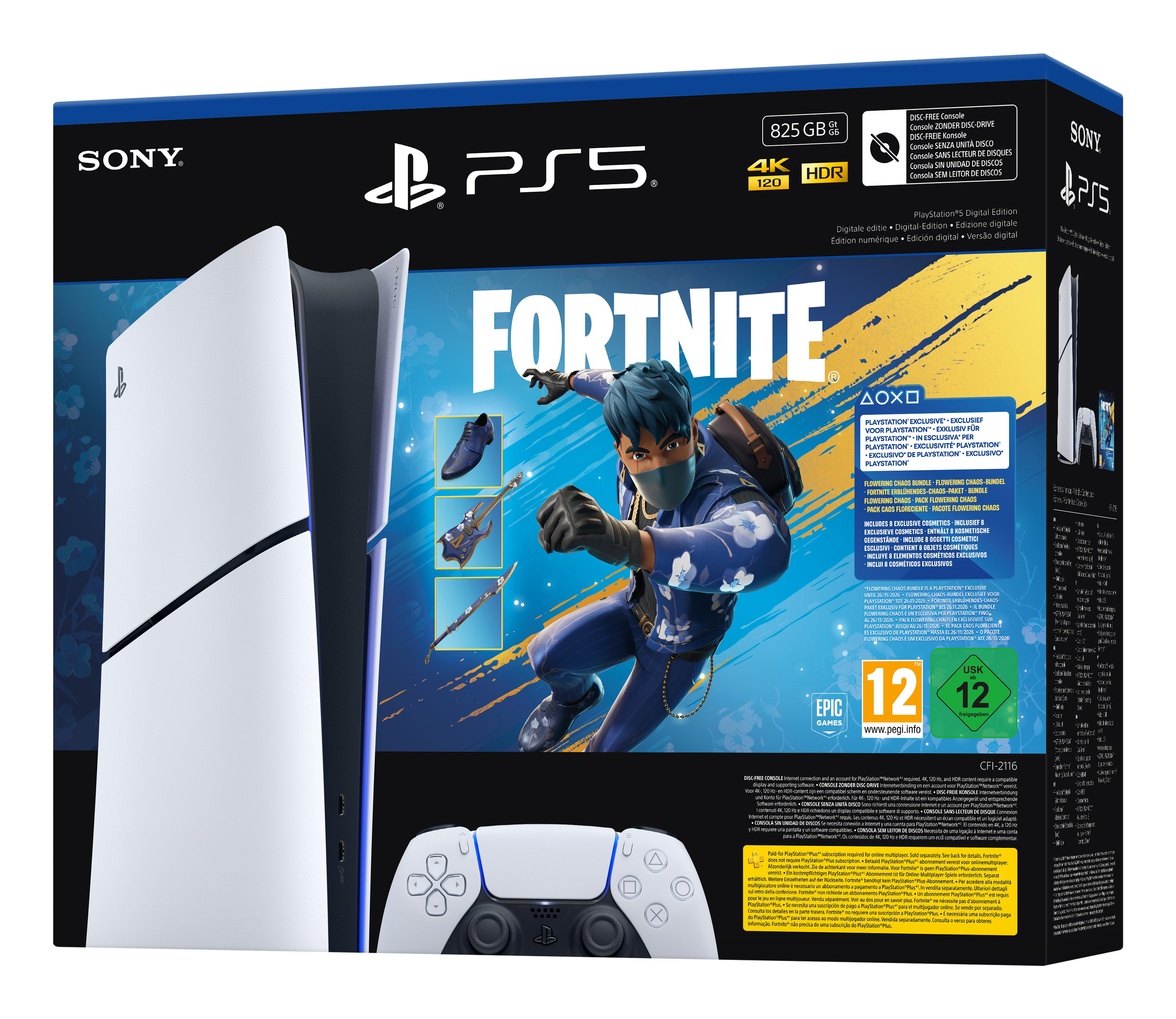 PlayStation 5 Digital Edition - Fortnite Flowering Chaos Bundle
