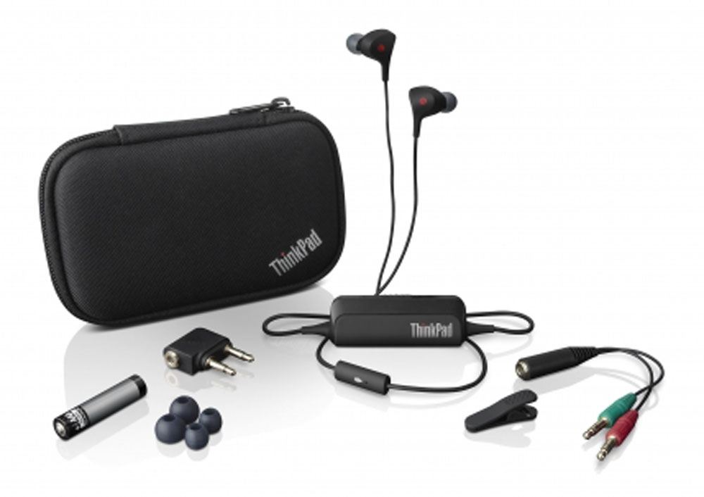 Lenovo 0B47313 headphones/headset Wired In-ear Calls/Music Black