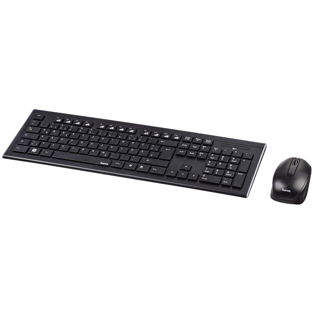 Hama 19182664 keyboard Mouse included Universal RF Wireless Black – image 1