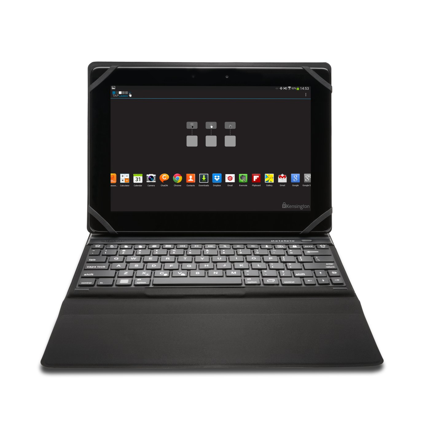 Kensington K97310PT mobile device keyboard Bluetooth Black – image 3