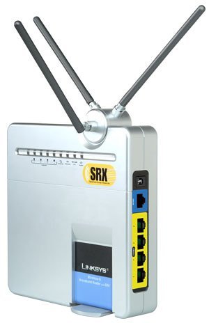 Linksys WAG54GX2-EU Wireless-G ADSL Gateway with SRX200