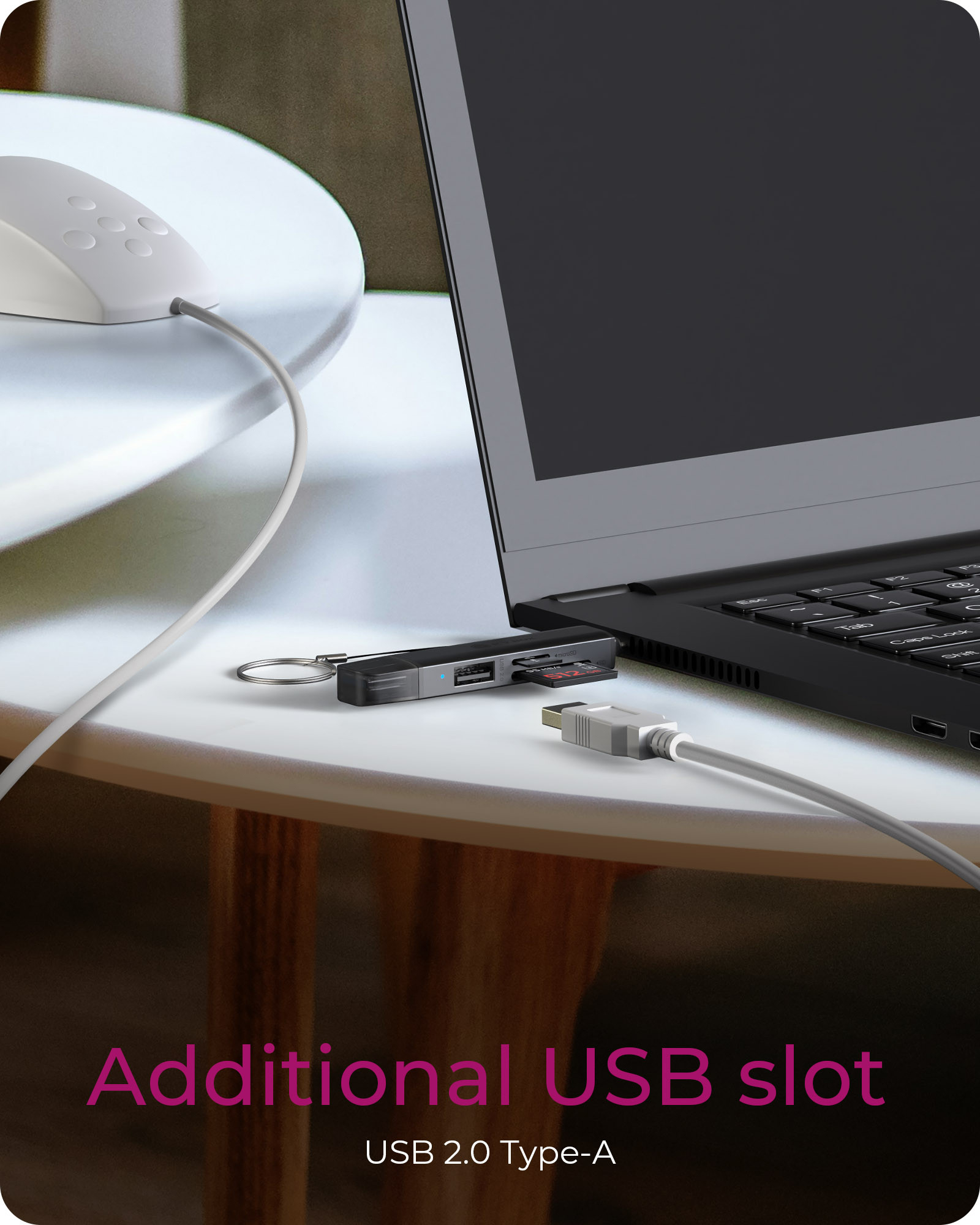 ICY BOX 3-in-1 Card Reader via USB Type-A & USB Type-C Interface – image 3