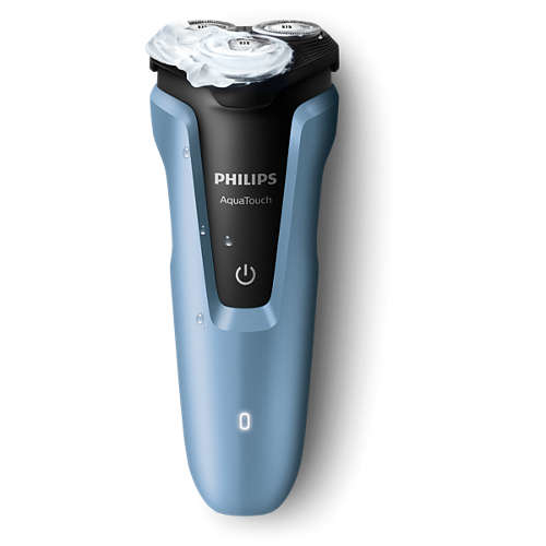 Philips AquaTouch S1070/06 men's shaver Rotation shaver Trimmer Black, Blue – image 3