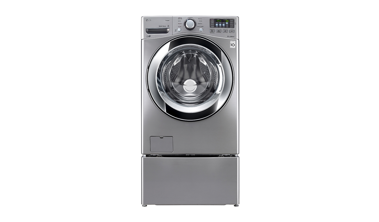 LG WM3370HVA washing machine Front-load 1300 RPM Graphite – image 1