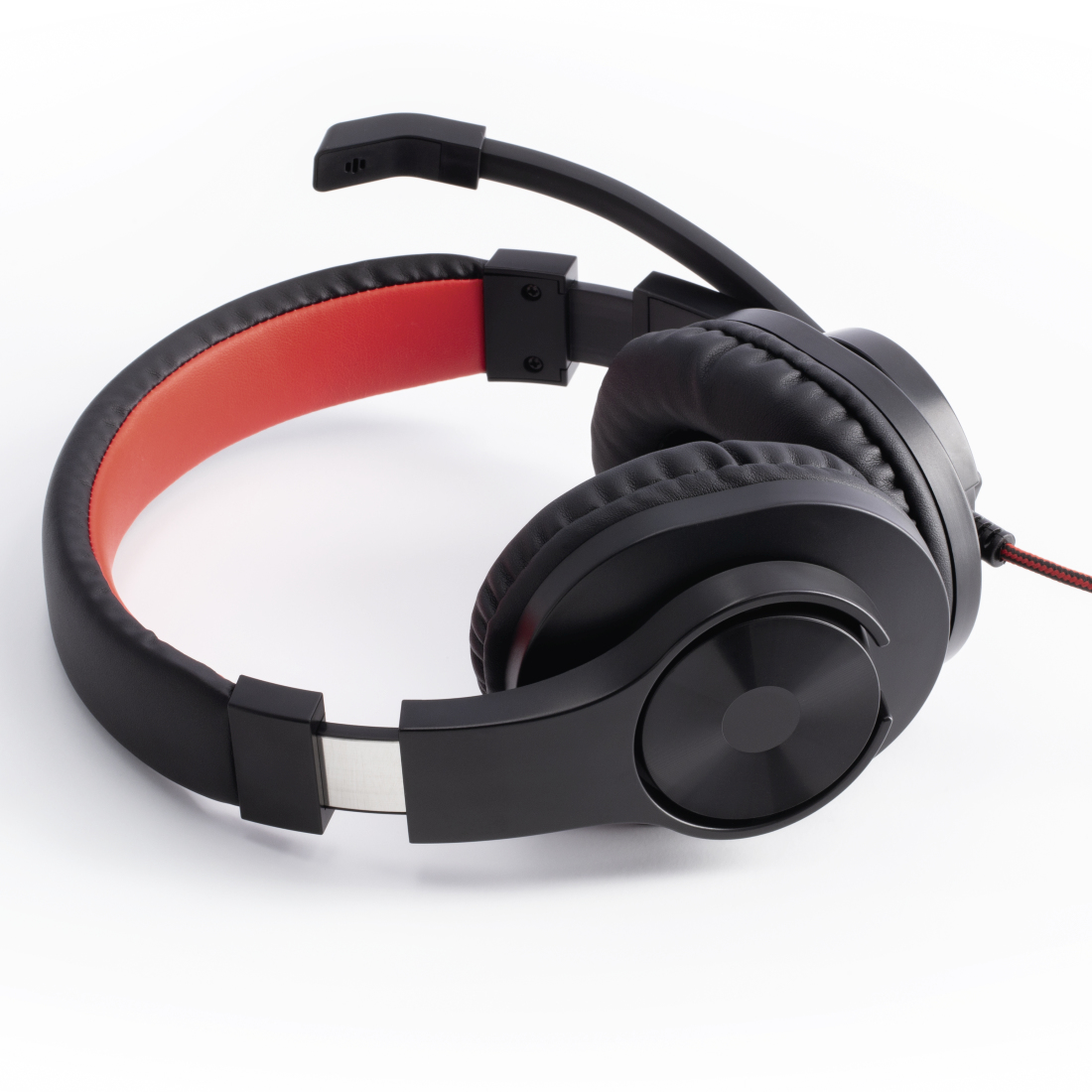 Hama HS-USB400 Headset Wired Head-band Gaming USB Type-A Black, Red – image 2