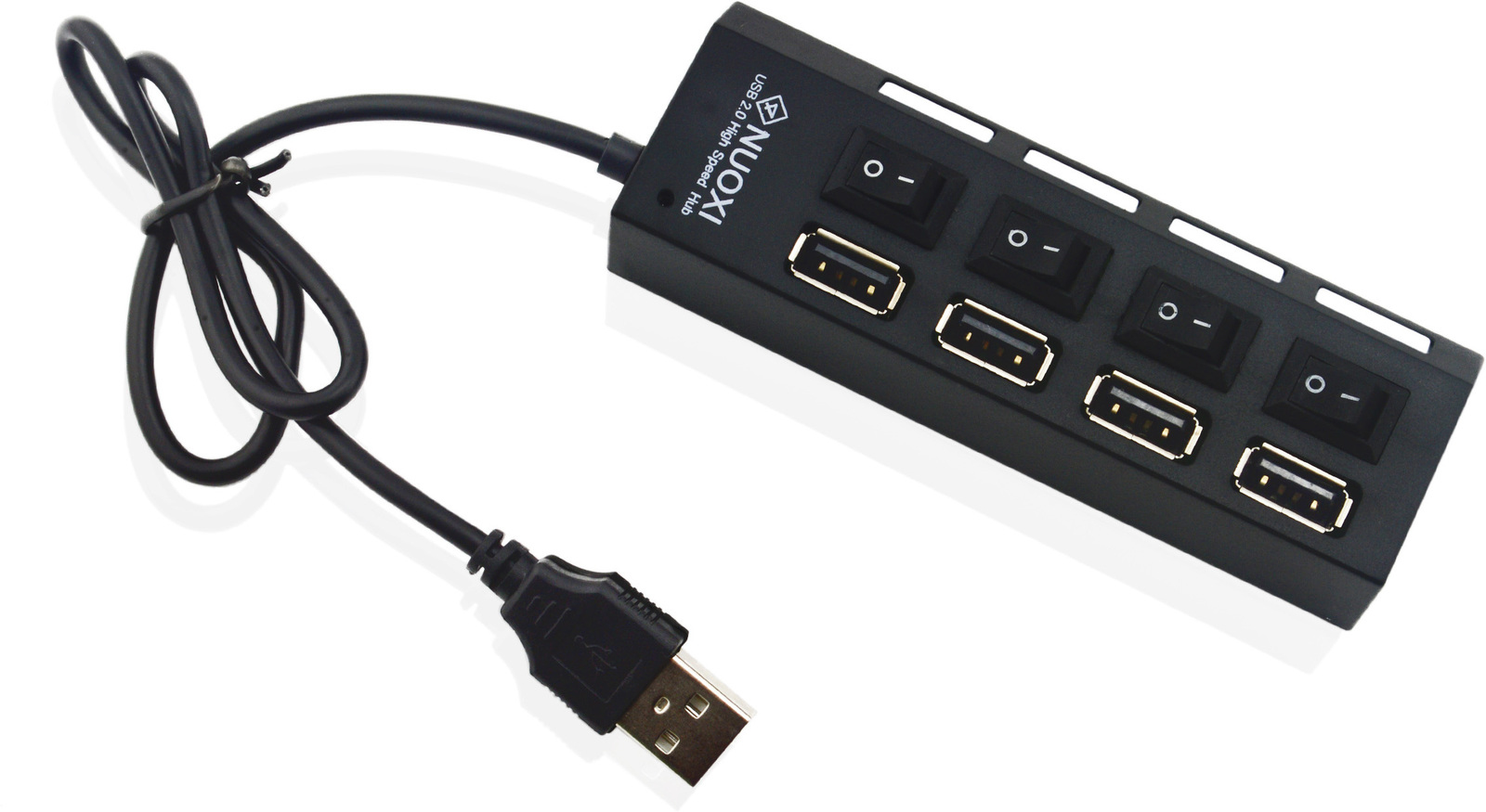 CoreParts MSPP70511 interface hub USB 2.0 480 Mbit/s Black