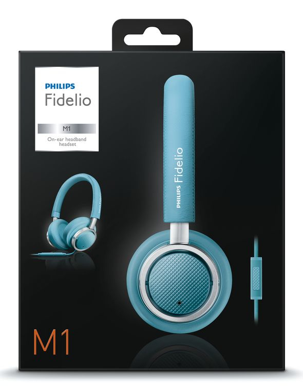 Philips Fidelio On ear headphones with mic M1BL/00 – image 2