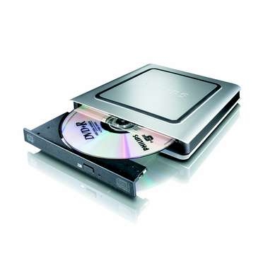 Philips DVD 8x Slim ReWriter Portable Drive