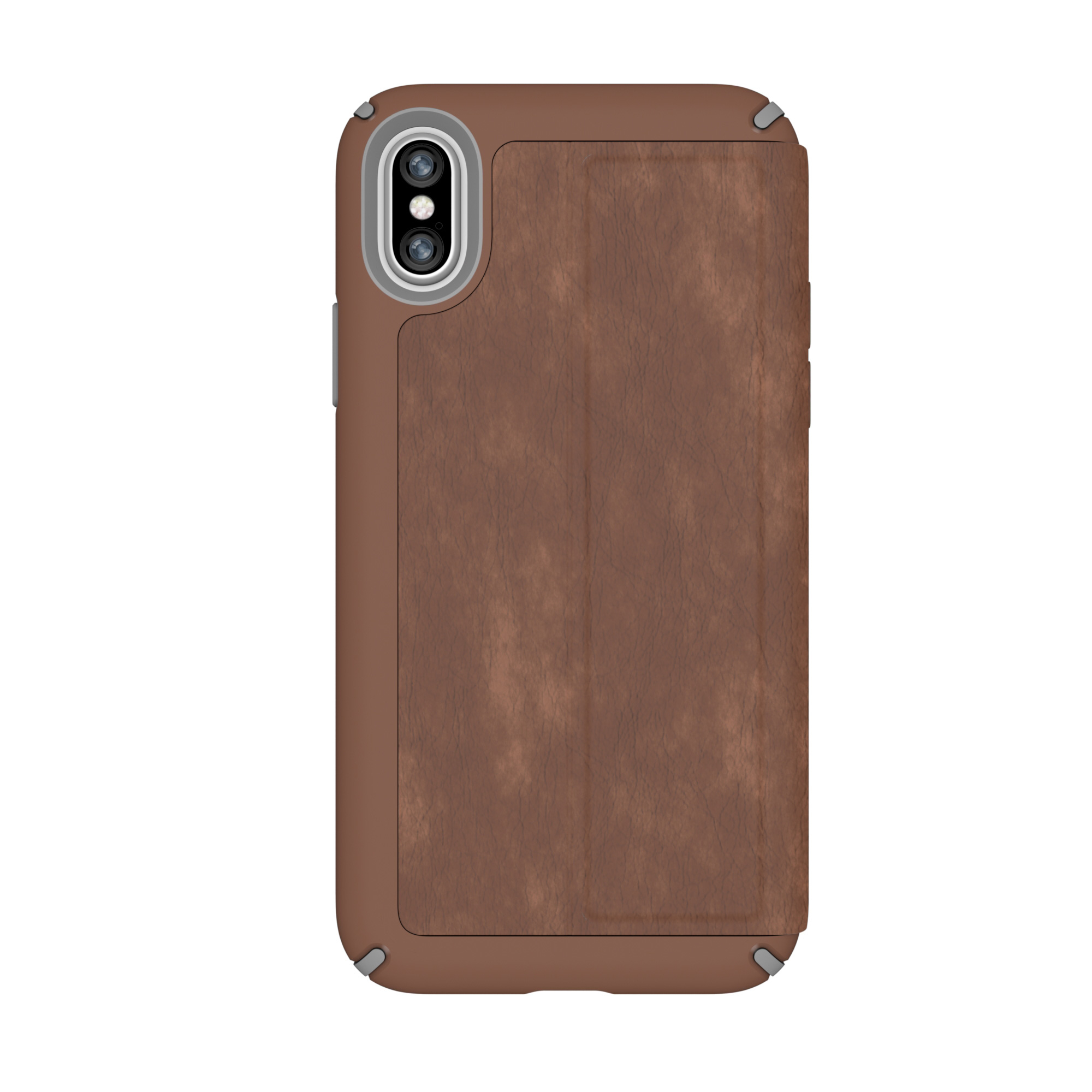 Speck Presidio Leather Folio Apple iPhone X/XS Saddle Brown – image 2