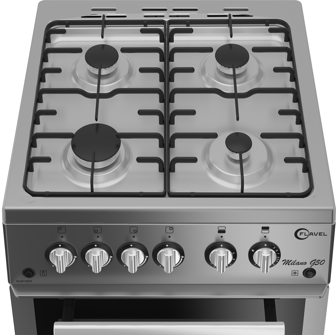 Flavel MLB71NDS cooker Freestanding cooker Gas Silver – image 3