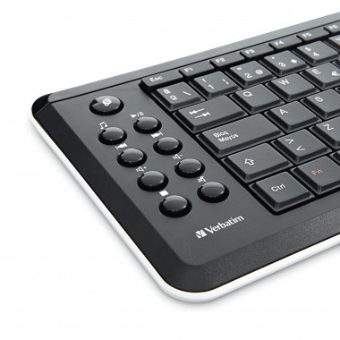 Verbatim 98110 keyboard Universal RF Wireless Black – image 3