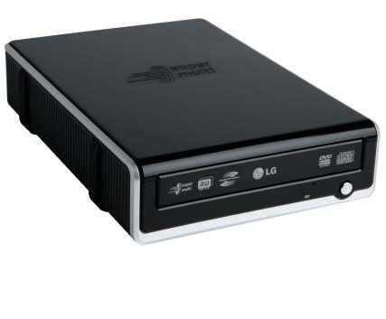LG External Super Multi DVD Rewriter, Black