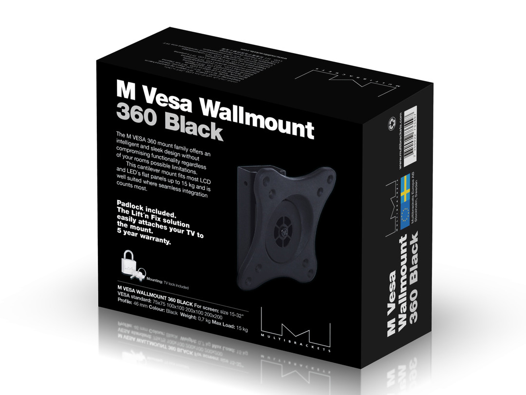 Multibrackets M VESA Wallmount 360 Black – image 9