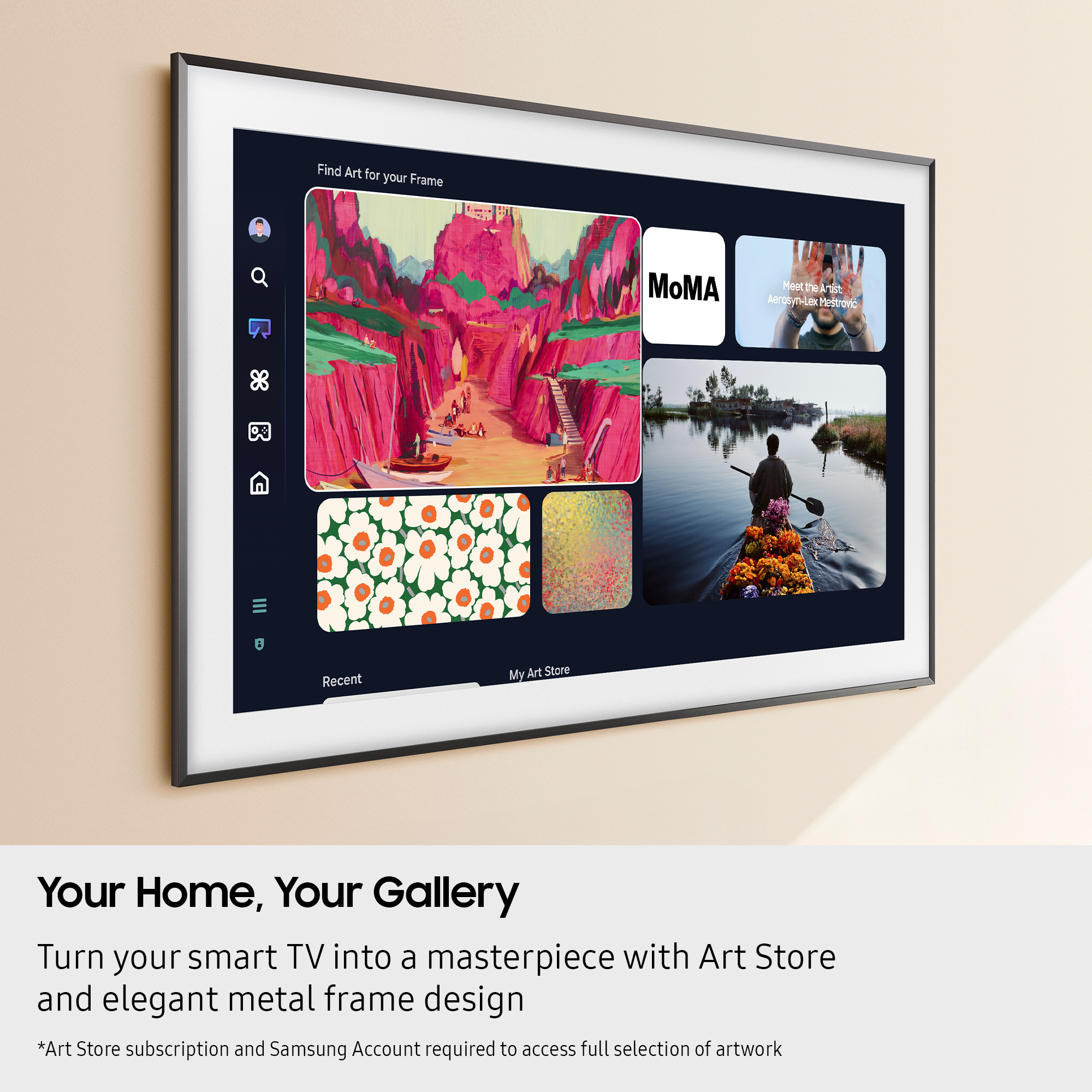 Samsung QE65QN900FTXXH 65" Neo QLED 8K ultra HD, Quantum mini LED Pro, Glare Free,Metal Frame dizajn