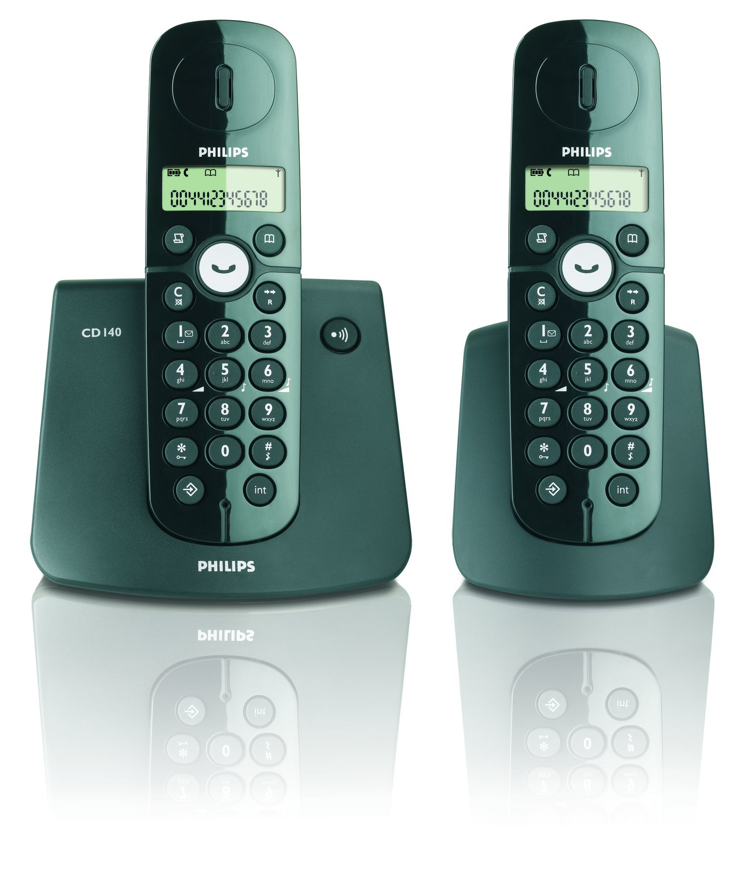 Philips CD1402B/78 telephone Caller ID Black – image 2