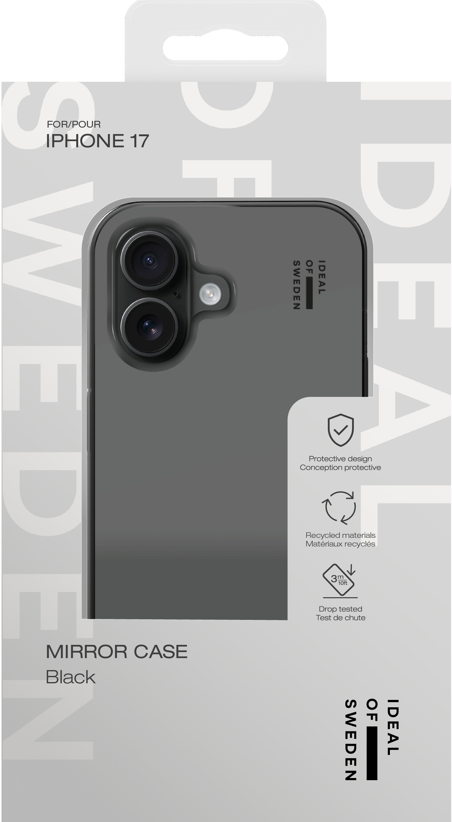 iDeal of Sweden Mirror Case iPhone 17 Mirror Black – image 3