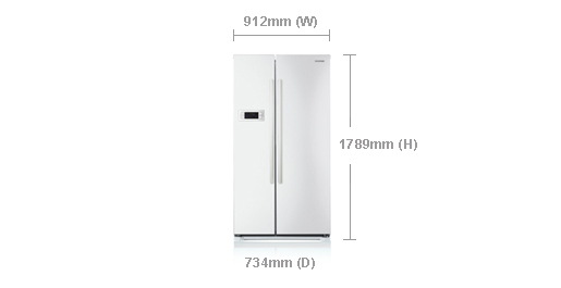 Samsung RSH5SHSW side-by-side refrigerator – image 2
