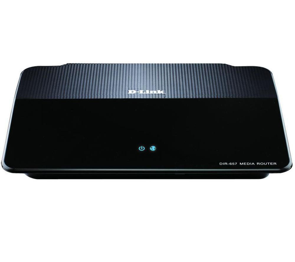 D-Link DIR-657 wireless router Gigabit Ethernet Black