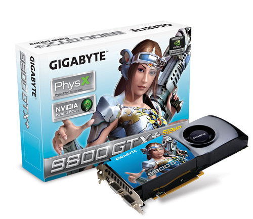 GIGABYTE GV-N98XP-512H-B GeForce 9800 GTX+ GDDR3