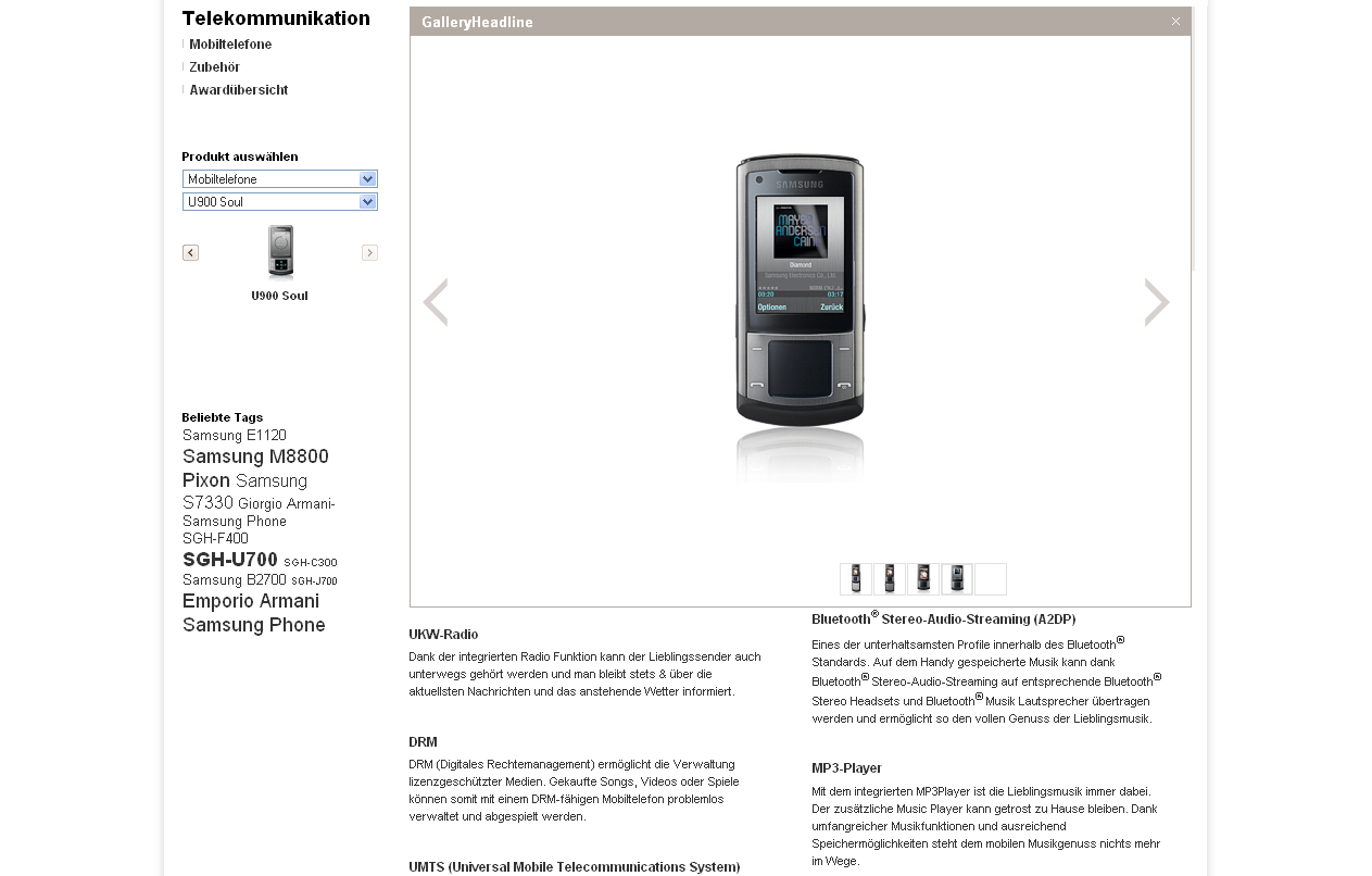 Samsung SGH-U900 Grey – image 5