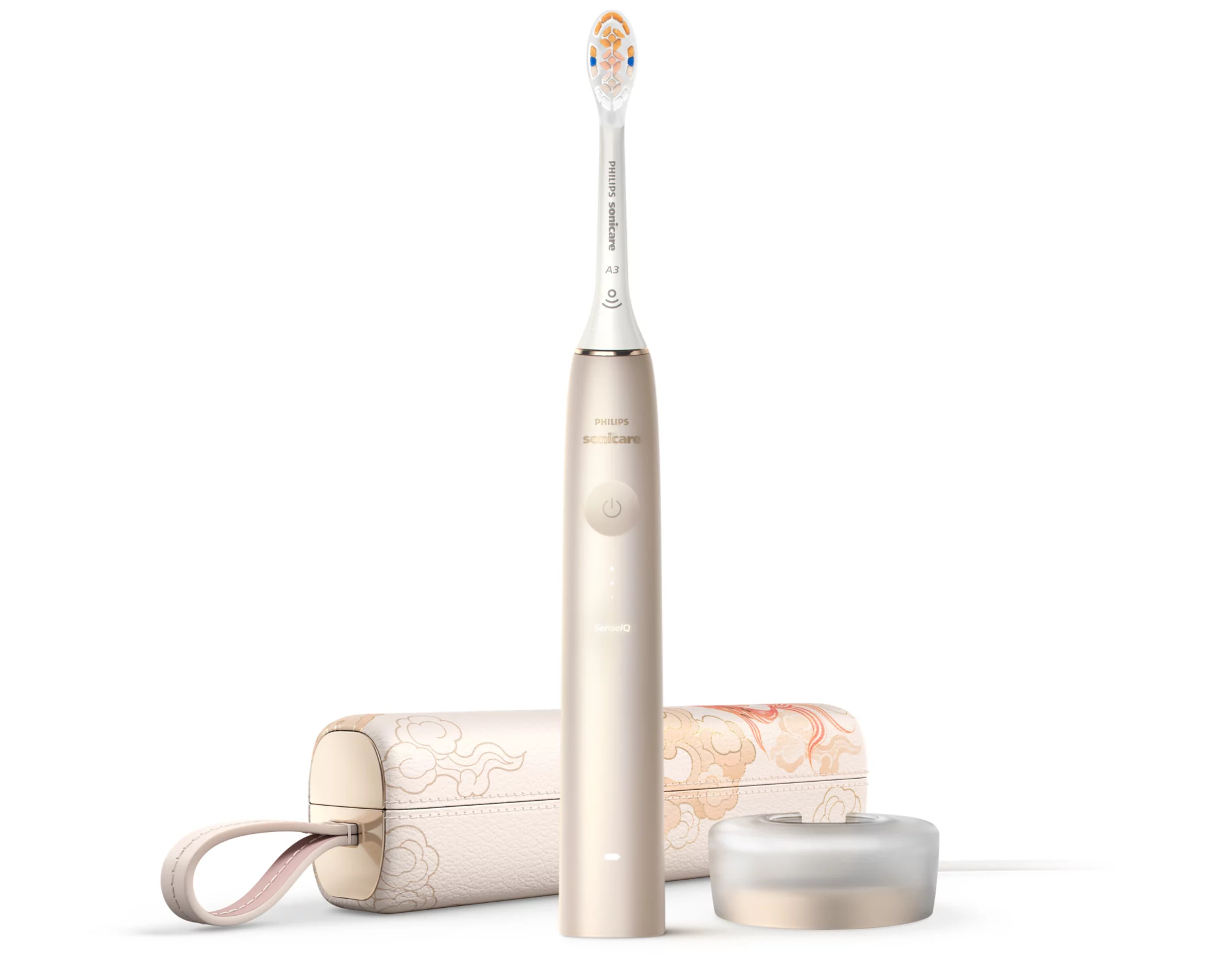 Philips HX9997/41 electric toothbrush Adult Sonic toothbrush Champagne, Gold