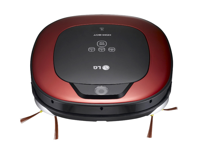 LG VR62601LVM robot vacuum Black, Red
