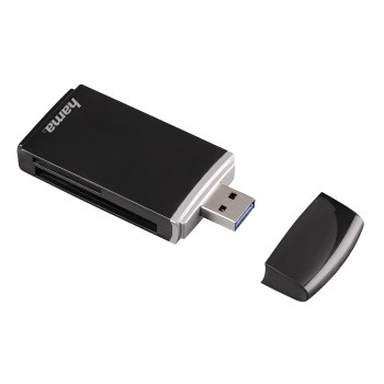 Hama 00123944 card reader USB 3.2 Gen 1 (3.1 Gen 1) Black