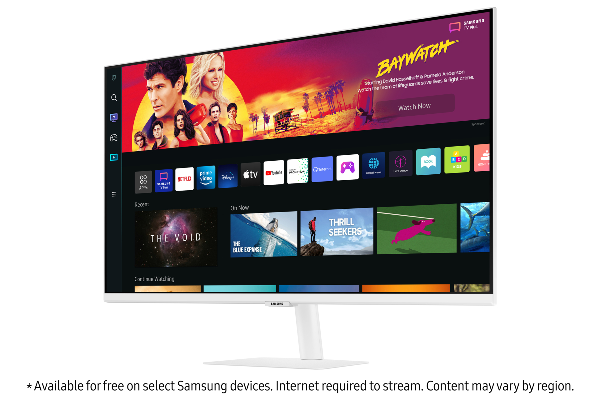 Samsung 32" M70B UHD, USB-C White Smart Monitor with Speakers & Remote – image 4