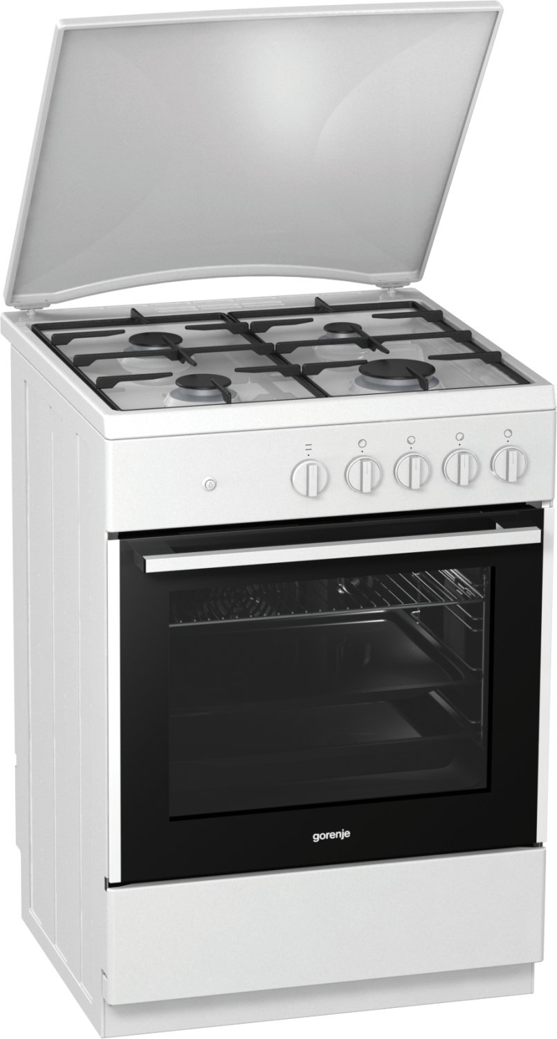 Gorenje GI612E10WKA Freestanding cooker Electric/Gas Gas White