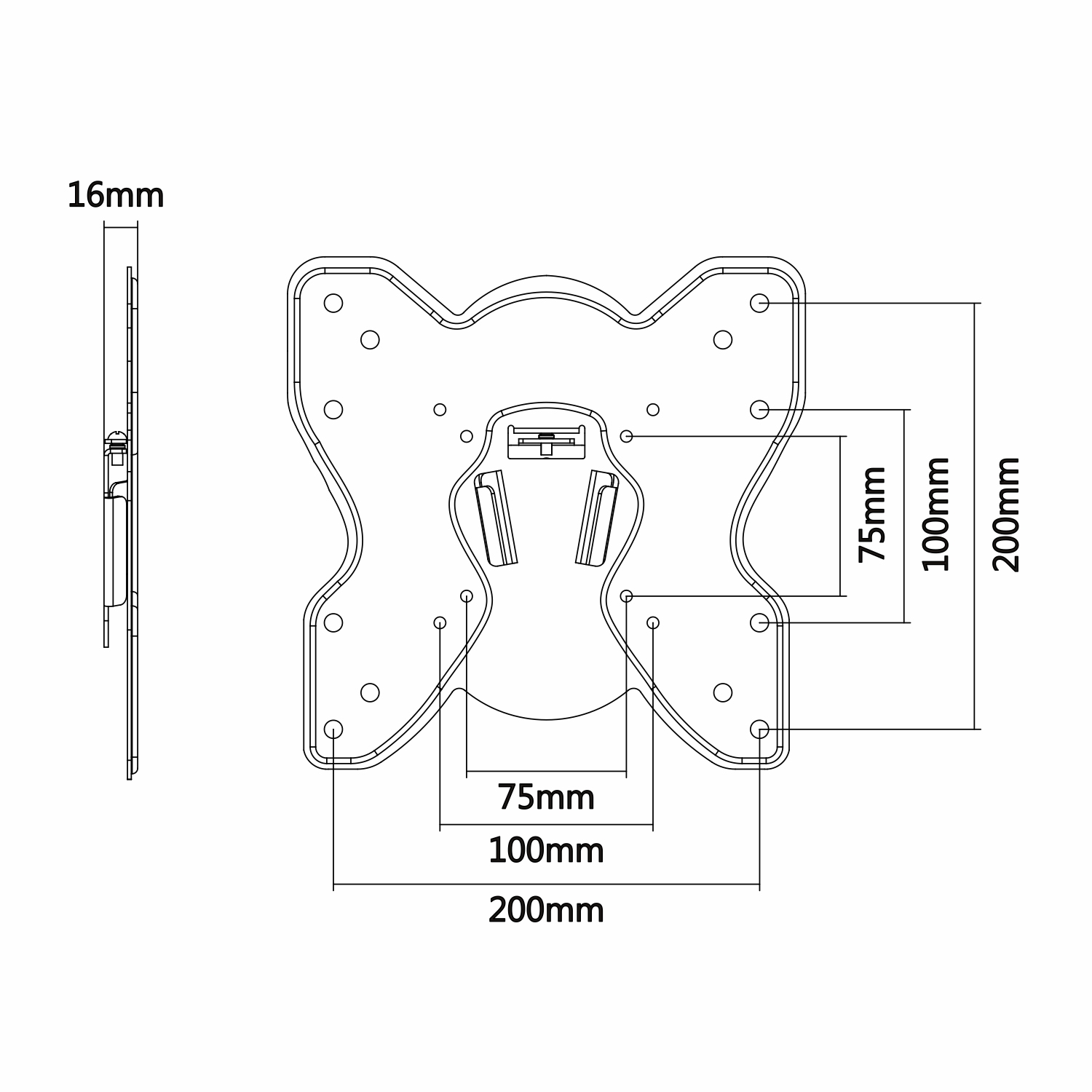 AISENS WT42F-001 TV mount/stand – image 5