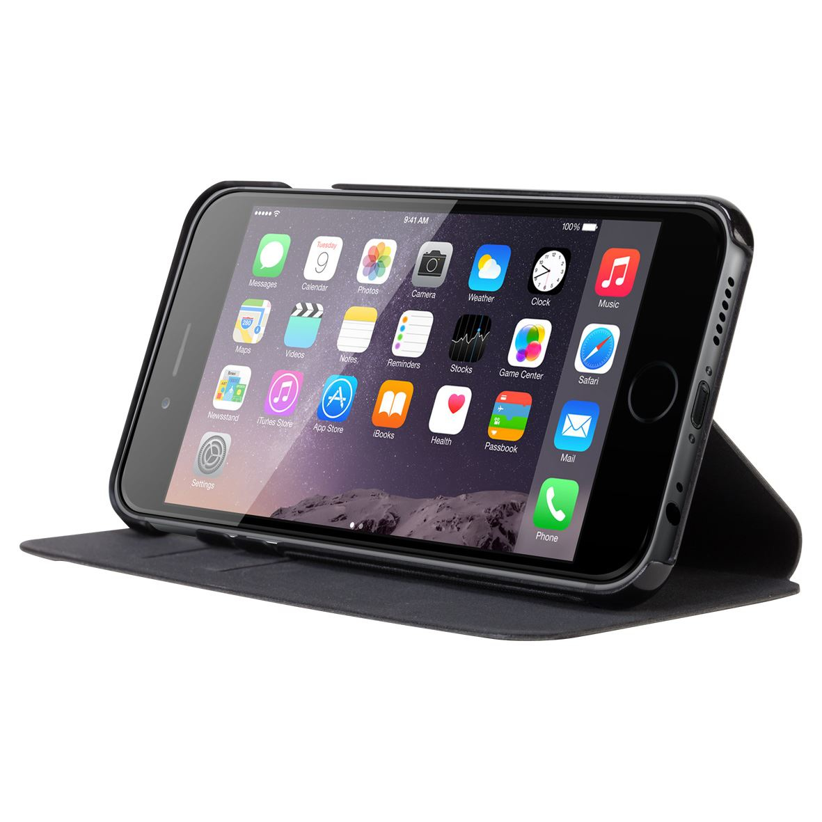 Targus Wallet Stand Case iPhone 6+ Black – image 1