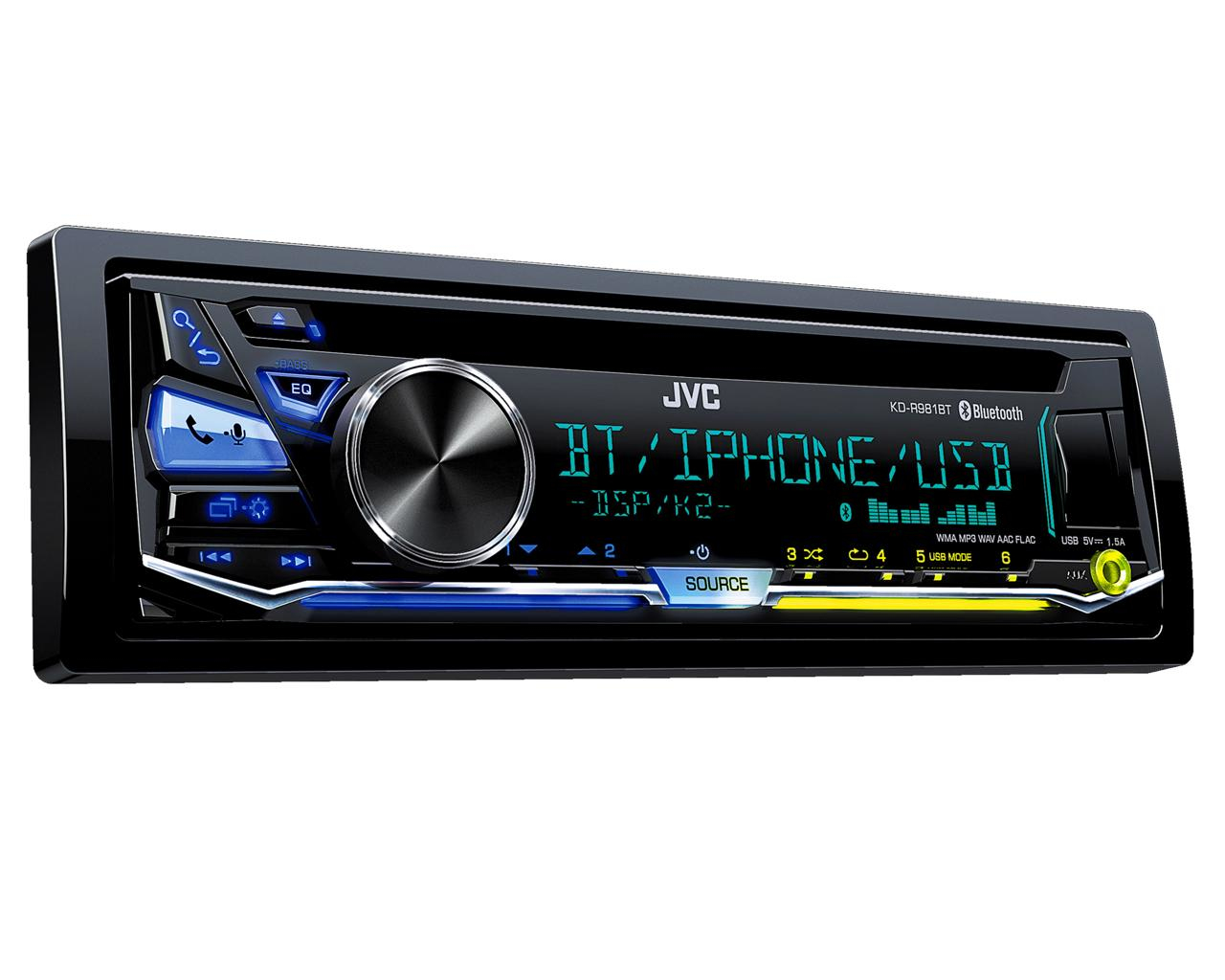 JVC KD-R981BT car media receiver Black – image 2