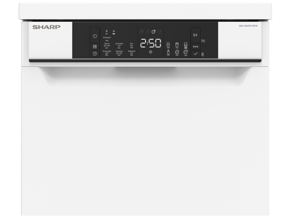 Sharp QW-NS22F47EW-DE dishwasher Freestanding 10 place settings – image 3