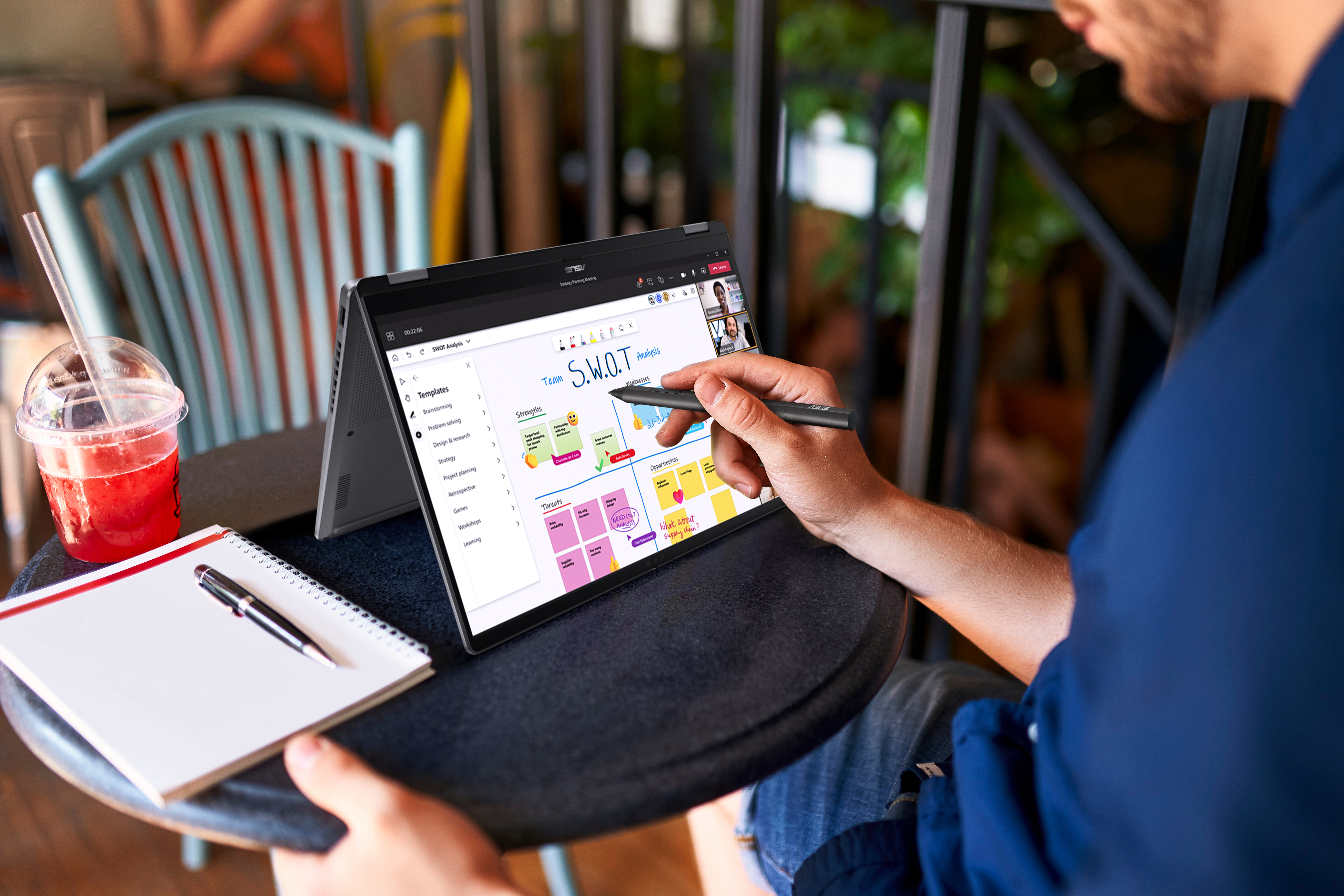 Convertible 2 en 1 - Asus Vivobook 14 OLED TP3407SA-QL016W Copilot+ PC, 14" WUXGA, Intel® Core™ Ultra 7 258V 47 TOPS, 32GB RAM, 1TB, UHD Graphics, W11 - imagen 16